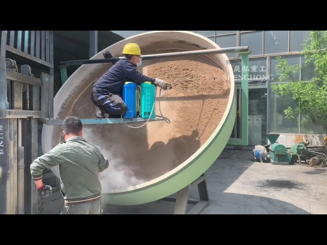 Yüksek verimlilik düşük güç tüketimi Organik gübre peletize için dayanıklı disk granulatörü