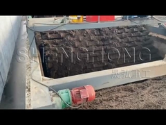 Zincir plaka kompost çeviricisi