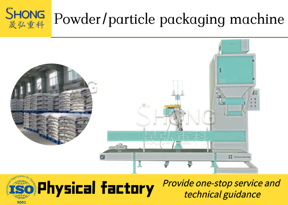 Hız 25-50kg Gübre Paketleme Ekipmanı Mineral Gübre Paketleme Fabrikası Saatte 200-400 torba