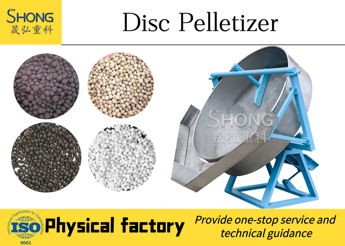 Pan Granulatör Disk Tipi Granulatör Kediler Çöpü Sığır Gübre Granulatörü