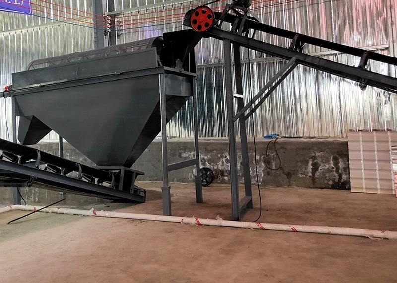 Hayvansal Atık için Kanatlı Gübresi Organik Gübre Üretim Hattı 10t / H