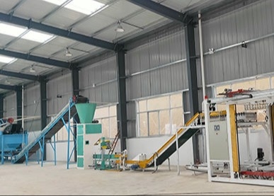 45 Eşleşen Güç Organik Gübre Üretim Sistemi 380V / 415V Voltaj ve Top- çıkış için