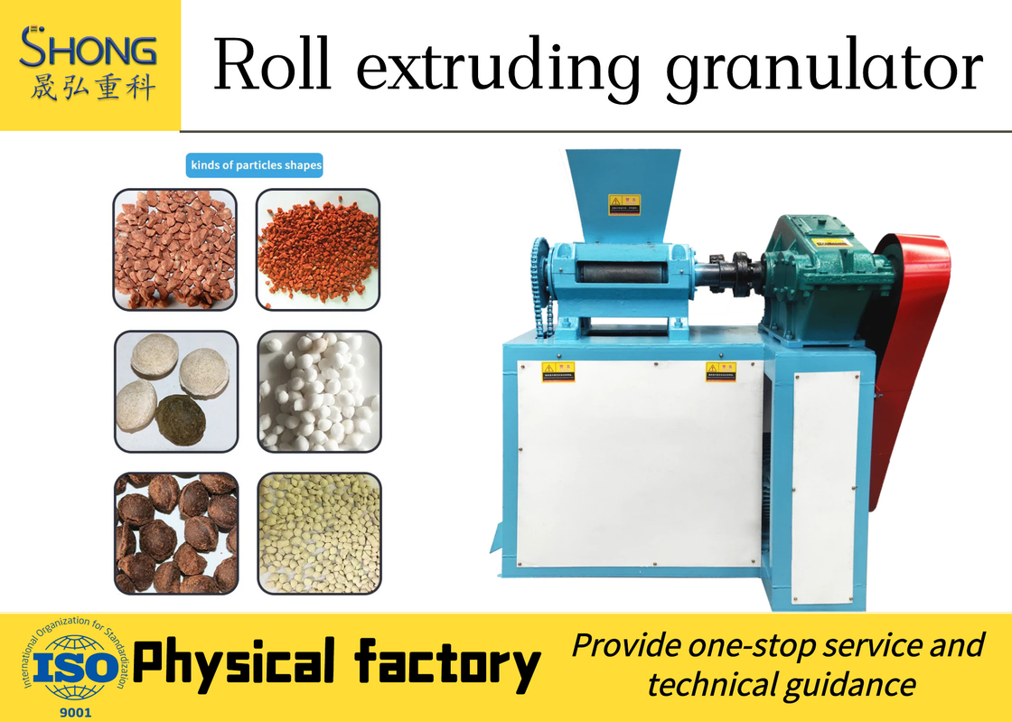 Gübre üretiminiz için özel 186*300mm Roller Boyutlu Roller Press Granulator