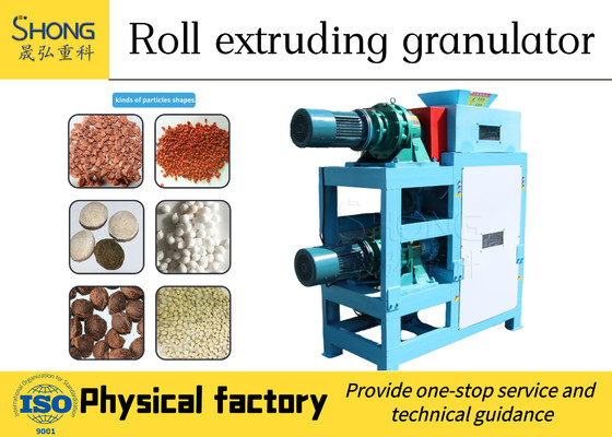 Gübre Üretimi Çift Rol Granulatörü 186 * 300mm Rol Boyutlu