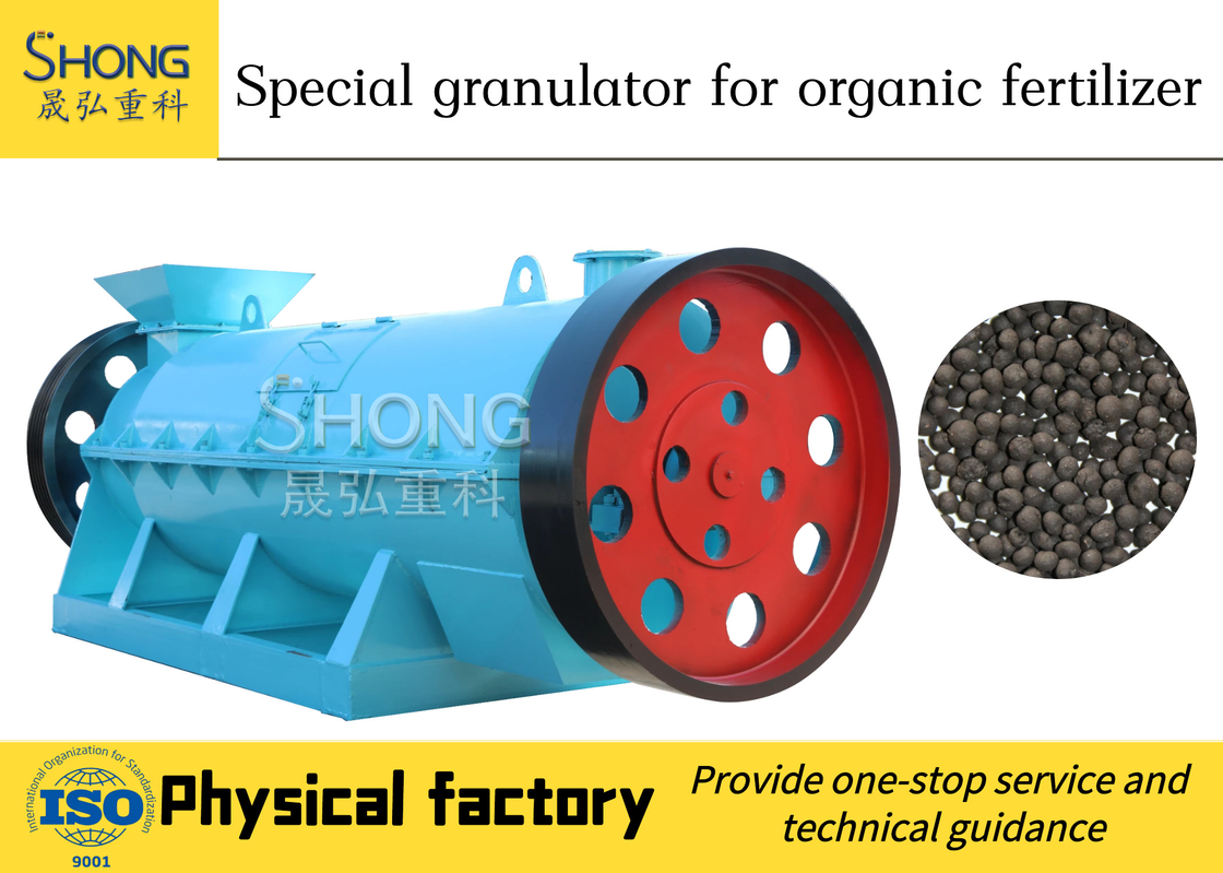 3 ton/saat organik gübre granulatörü gübre üretim hattı 50HZ 380V