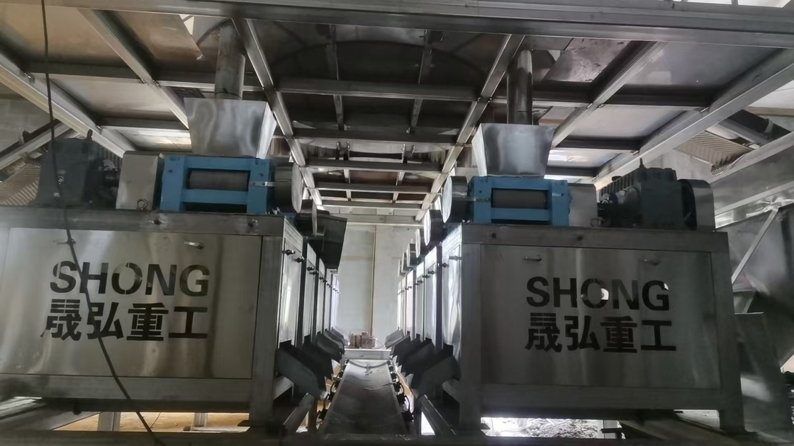 18.5kw NPK Gübre Üretim Hatı 1 Yıllık Süre ile Organik madde içeriği ≥30%