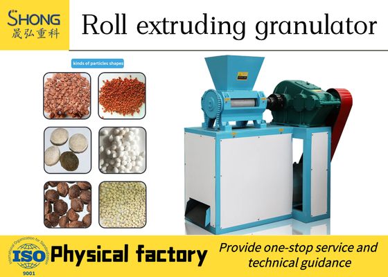 Özel Oblate Bileşik Gübre Granulator Makineleri Yeni Durumda Çift Rol Granulatör
