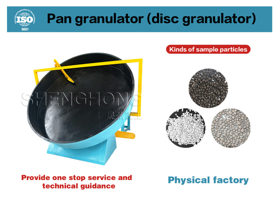 Organik bileşik gübre için profesyonel disk pelletizer 1-8 TPH kapasite