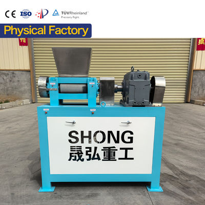 Karıştırılmış gübre için çift tekerlekli ekstrüzyon granulatörü 1.5t/h