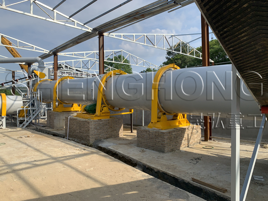 İnek Gübresi İçin Organik Gübre Granülatör Makinesi 1-20T/S