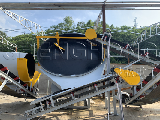 Sığır gübresi için organik gübre üretim hattı 3000-5000 t Yıllık