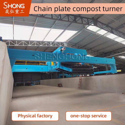 Kalıcı 19.5kw Fermantasyon Kompost Ekipmanı Belediye Uygulamaları İçin 1.68m Çukur Derinliği ve Kolay Çalışma