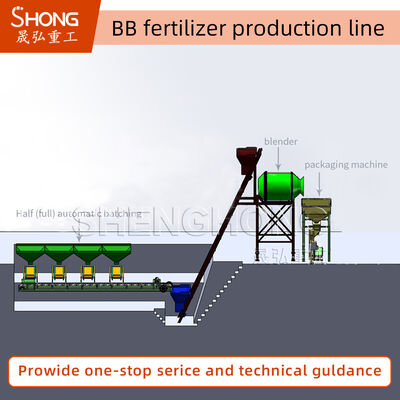 BB Gübre Üretim Hattı ve Karbon Çeliği veya Paslanmaz Çelik Malzemeler