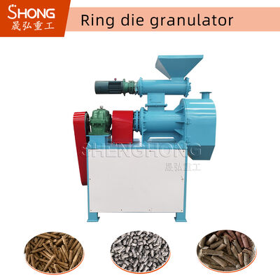 Organik gübre üretimi için saatte 1,2 ton kapasiteli Ring Die Granulator ve Ring Die Press teknolojisi