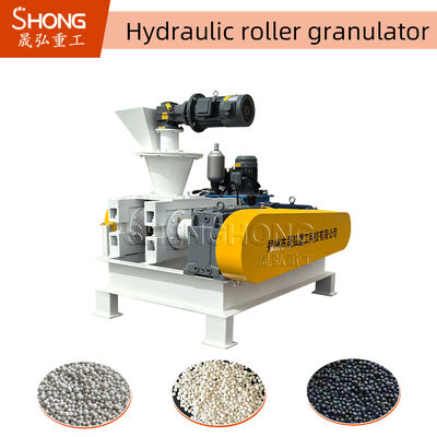 Hydraulic Roller Granulator Double Roller Compound Fertilizer Granulator 2-3 Ton Per Hour ile