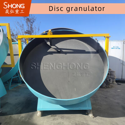 Organik bileşik gübre için profesyonel disk pelletizer 1-8 TPH kapasite