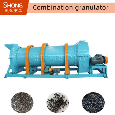 58.2kw Organik gübre granulatör makinesi 380V 415V 600V