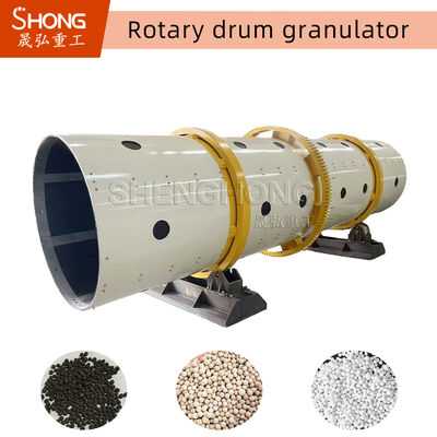 Paslanmaz Çelik Döner Davul Gübre Granulatörü 3-5t/h 7.5KW