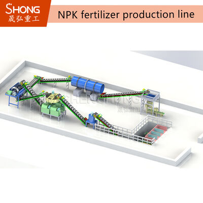 Yüksek Kaliteli Pellet Üretimi için NPK Gübre Fabrikası