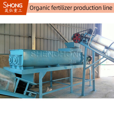 10TPH Organik Gübre Üretim Hattı Depolar için Organik Gübre Granulatörü