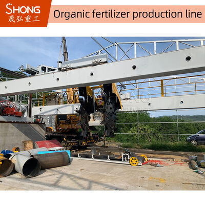 Karbon Çelik Organik Gübre Üretim Hattı Kanatlı Gübresi Granülasyon