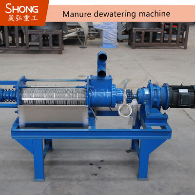Karbon çelik gübre su çekme makinesi, tavuk çiftlikleri için 3 ton/saat kapasite ve 7 kW güç