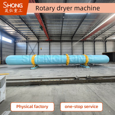 Yüksek Kapasiteli 40-50t/h Rotary Drum Dryer, 50-600°C sıcaklık aralığı ve Karbon Çelik/ Paslanmaz Çelik Yapısı