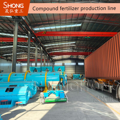 NPK bileşik gübre üretimi için 12t/h kapasiteli gübre granulatör makinesi küresel 1-3mm parçacıklar ve ayarlanabilir 20%-48% NPK içeriği ile