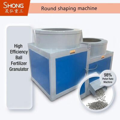 %98 Pelet Oranına ve Sürekli Çalışmaya Sahip Küresel Şekilli Gübre Granülleri İçin Yuvarlama ve Şekillendirme Makinesi