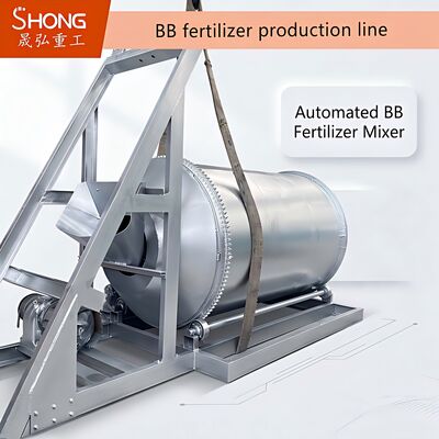 15-30KW BB gübre üretim hattı 3-5mm Pellet Boyutu ve verimli gübre karıştırma kapasitesi 1-20t / h