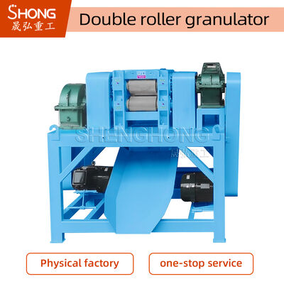 3T/H Kapasite Karbon Çelik Çift Rollu Granulator Kuru Granülasyon Bileşik Gübre Üretimi için