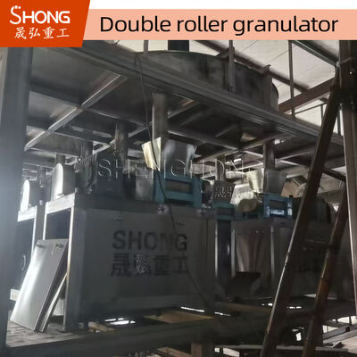 Karbon çelik bileşik gübre granulatörü, kuru granülasyon için saatte 1-2 ton kapasiteye sahip