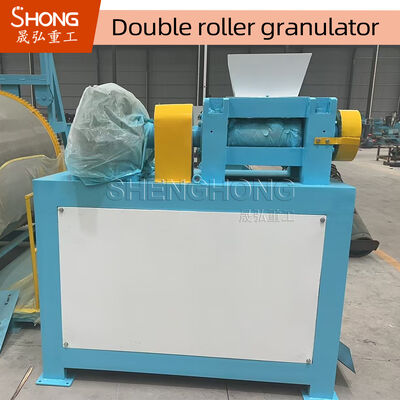 Karbon çelik bileşik gübre üretimi için 1,5-2,5 t/saat kapasite ve% 85'lik top şekillendirme oranına sahip çift tekerlekli granulator