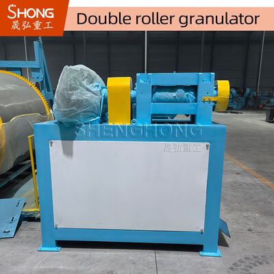 Yüksek Granülasyon Hızı Gübre Üretimi için Karbon Çelik 22KW Çift Rollu Granülatör