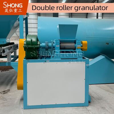 Gübre Üretimi için 186*300mm Silindir Boyutlu, %2-%8 Nem ve 18.5KW Güçte Çift Silindirli Granülatör