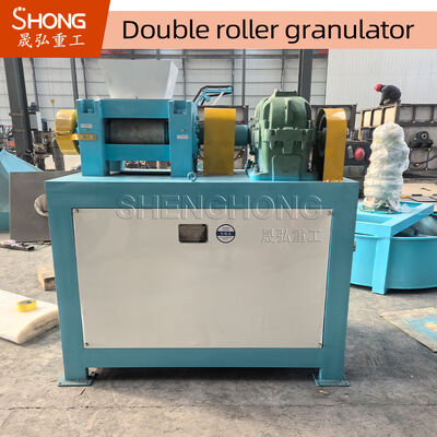 15kw Karbon Çelik Çift Rollu Baskı Gübre Granülatörü 1-4 t/h Kapasiteli Granülasyon Tesisi Makinesi