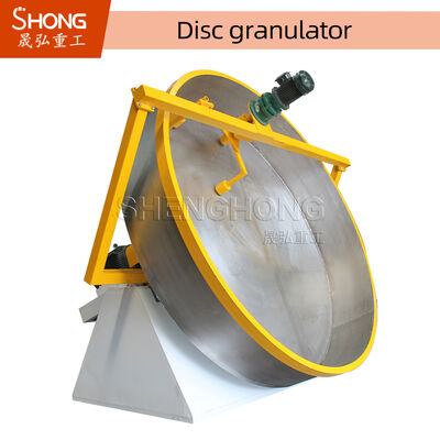 Büyük boyutlu granüller için yüksek kapasiteli elektrikle çalışan gübre granülatörü makinesi