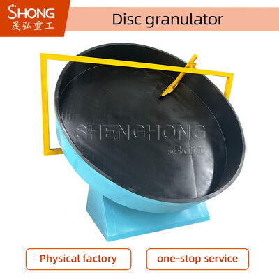 Yüksek granülasyon oranı ≥95% Sağlam taban tasarımı olan disk granülatörü, pürüzsüz çalışma için demir bultuna gerek yoktur