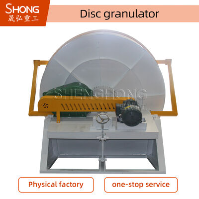 Yüksek Otomatik Disk Pelletizerli SGS Onaylı Karbon Çelik Organik Gübre Granülatör Makinesi