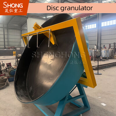 Düzenlenebilir Disk Açısı Yüksek Granülasyon Hızı ve Kimyasal Toz için Dayanıklı Yapılı Disk Bileşik Gübre Granulatörü