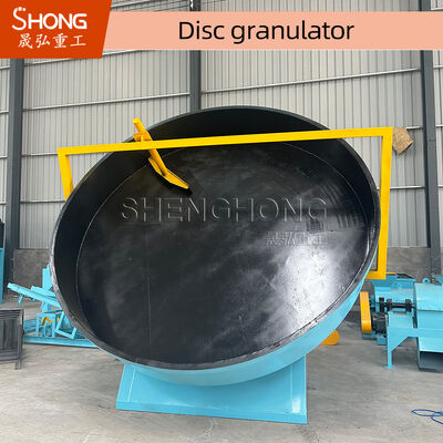 PID kontrolü ve aşınmaya dayanıklı çelik kaplama ile ayarlanabilir disk eğimli bileşik gübre granulatörü