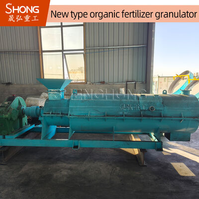 Çamur Organik Gübre Granulatörü Karıştırma Dişleri ile Kompost Granulatörü Makinesi 380V 5-10 Ton/Saat Kapasitesi