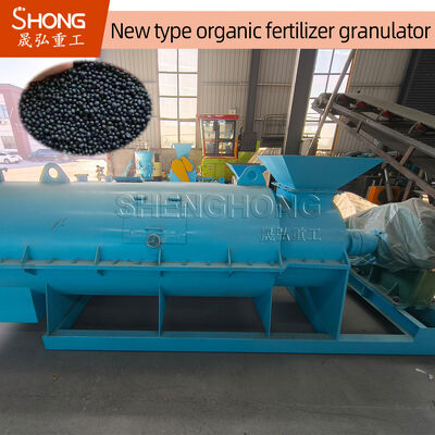 55kw Güç 5-7t/sa Kapasite %100 Organik İçerikli Gübre Granülatör Makinesi Hayvan Atıkları Kompostu İçin