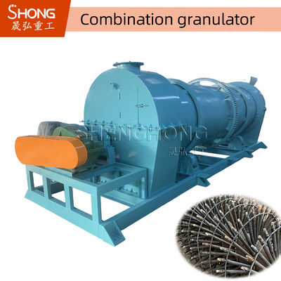 Karbon çelik gübre granulatör makinesi yüksek granülasyon oranı %80-%90 ve organik gübre üretimi için bağlayıcı gerekmez