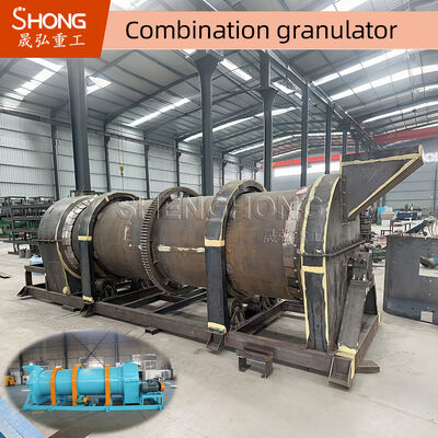SHENGHONG Organik Gübre Granülatörü (Islak Malzemeler İçin) %20-40 Nem