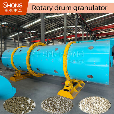 Korrozyona dayanıklı gübre granulatör makinesi saatte 1-20 ton kapasiteli top şeklinde granüller için