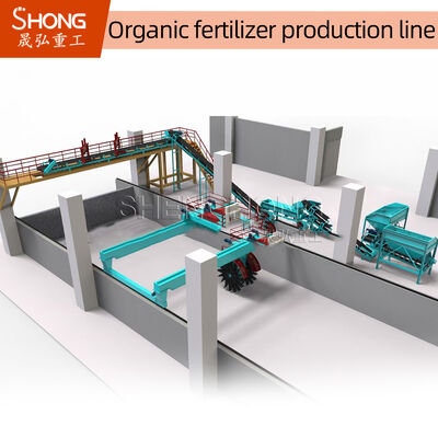 45% Granülasyon oranı ve 3-5mm Pellet Diametresi ile Eşleşen Güçlü Organik Gübre Üretim Hattı