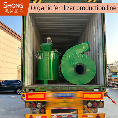 Organik gübre üretimi için saatte 5-8 ton çıkış kapasitesi olan 37kw ıslak tip granüle edici gübre granülatör makinesi