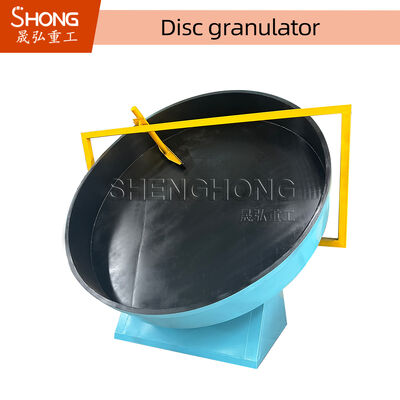 5mm Granules Organic Fertilizer Disc Pelletizer, %20-40% Besin Nemini elde etmek için %93'lük Pelletizing Hızı ile