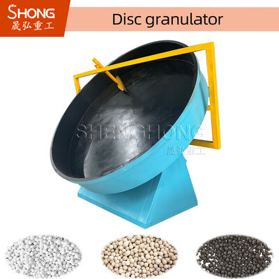 Yüksek verimlilikli disk granülatörü % 93 granülatör oranı ile Karbon Çelik Yapısı ve Çapa Çubukları Gerekli Değil